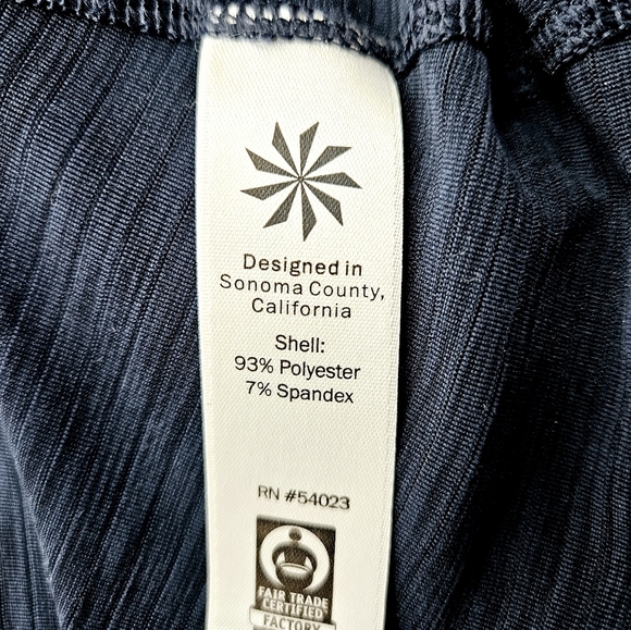 ATHLETA Navy Blue Athletic Shirt - Picture 6 of 10